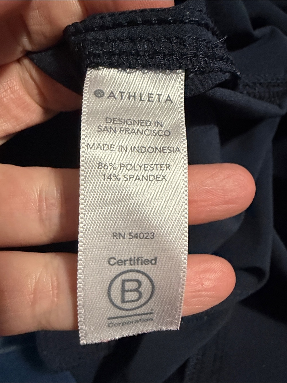 NWOT Athleta Chelsea Utility Joggers Navy Women’s Contrast Stitching Size 0 - Picture 11 of 11